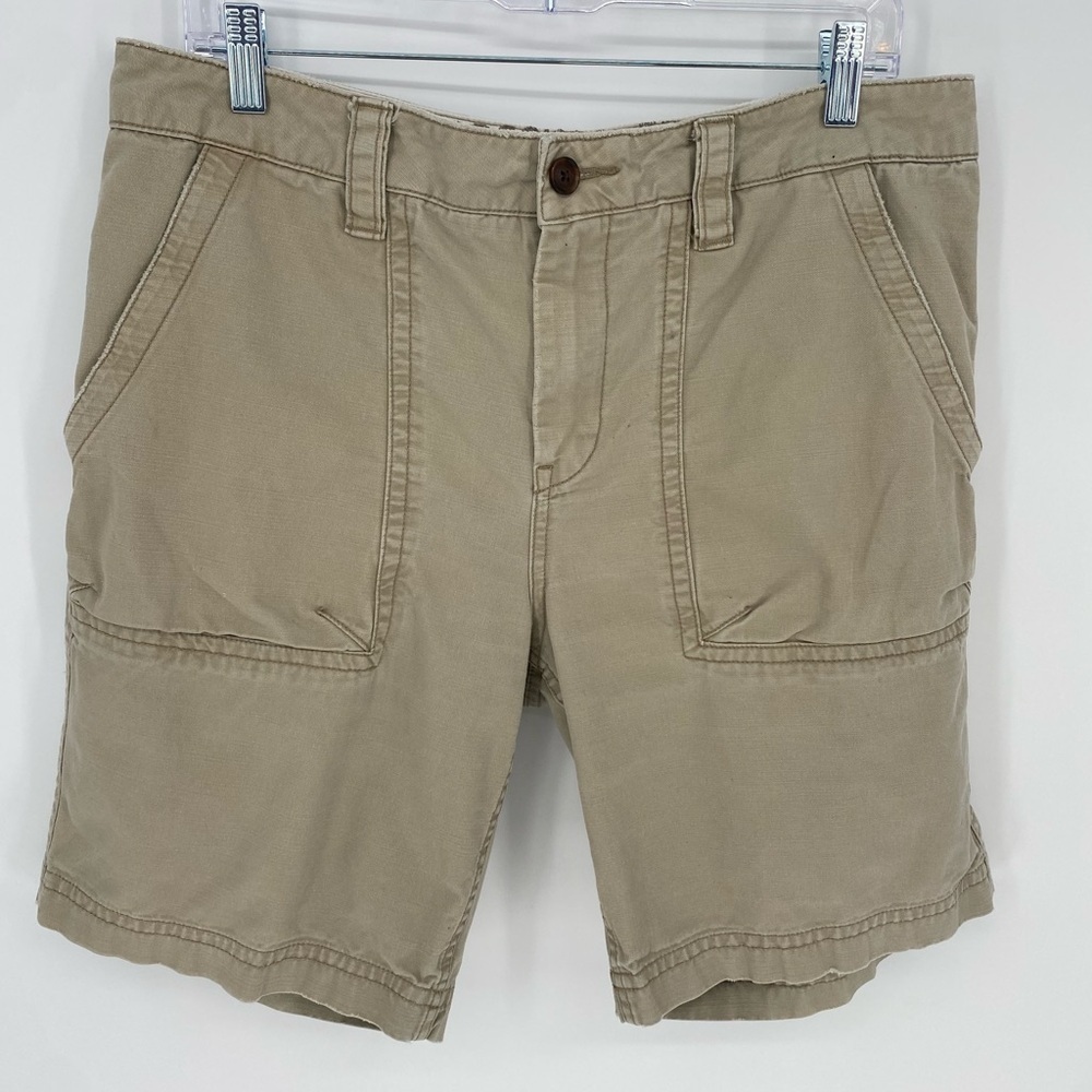Fossil Tan Relaxed Fit Shorts Size 33